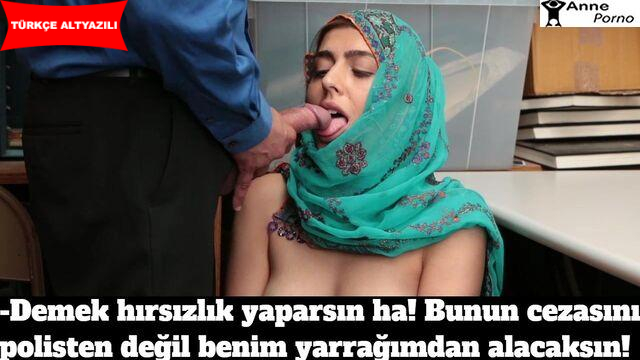 Hırsızlık Yaparken Yakalanan Türbanlı Yarrağı Yiyor