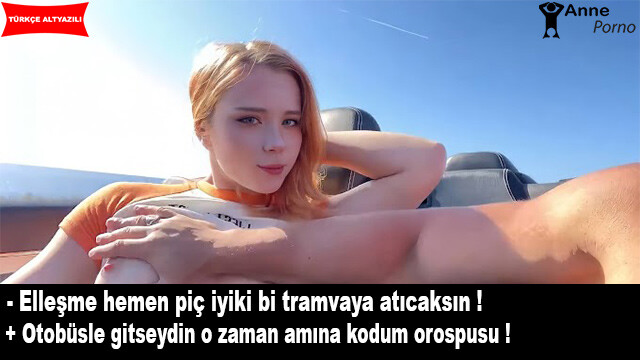 Otostopçu Kızı Tramvaya Bırakmadan Önce Sikiyor